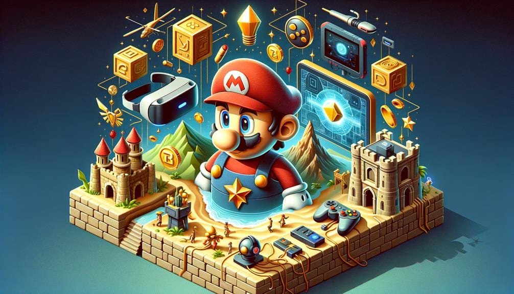 exploring worlds with mario