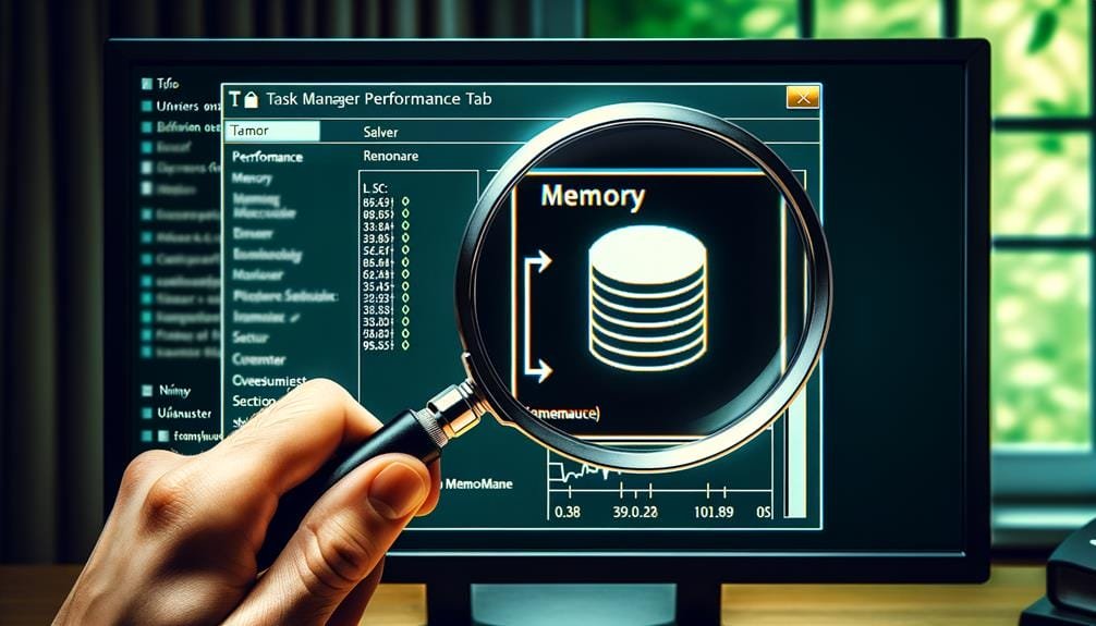 monitoring computer lag and random access memory