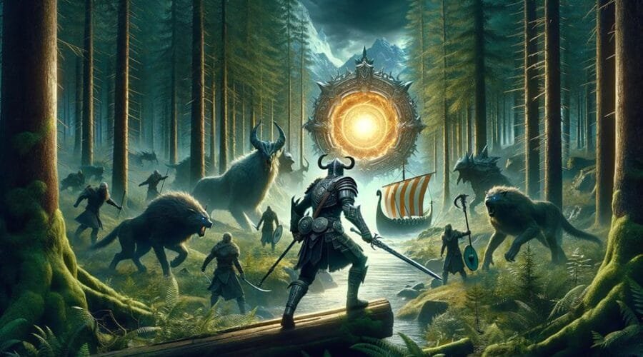 viking themed survival game