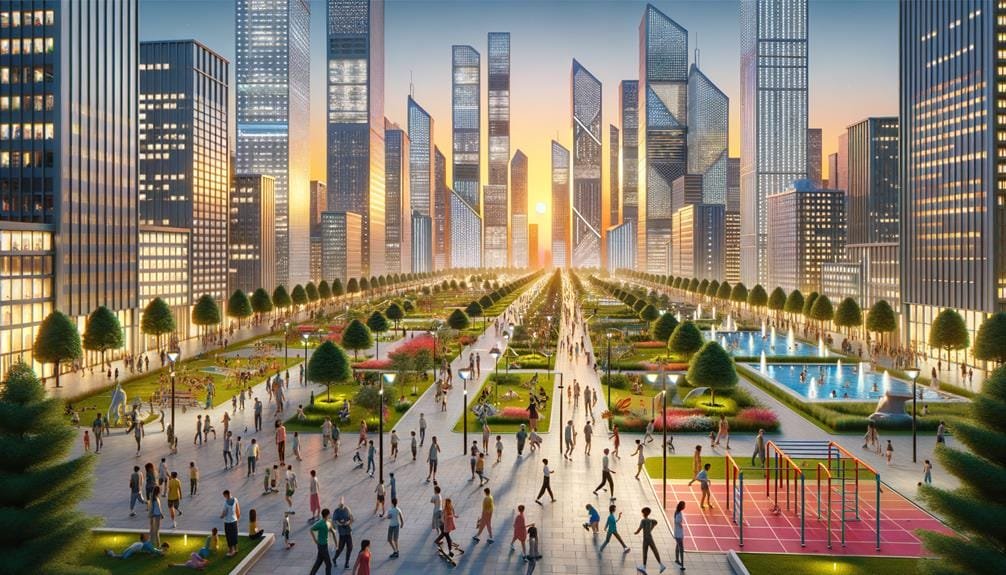 virtual city living simulation